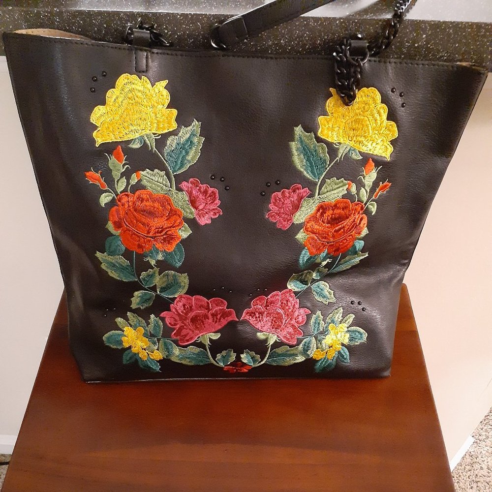 Gianni Bini Black Tote Bag